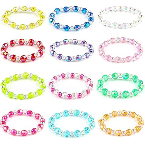 Zifengcer 12Pcs Beaded Bracelets Cover