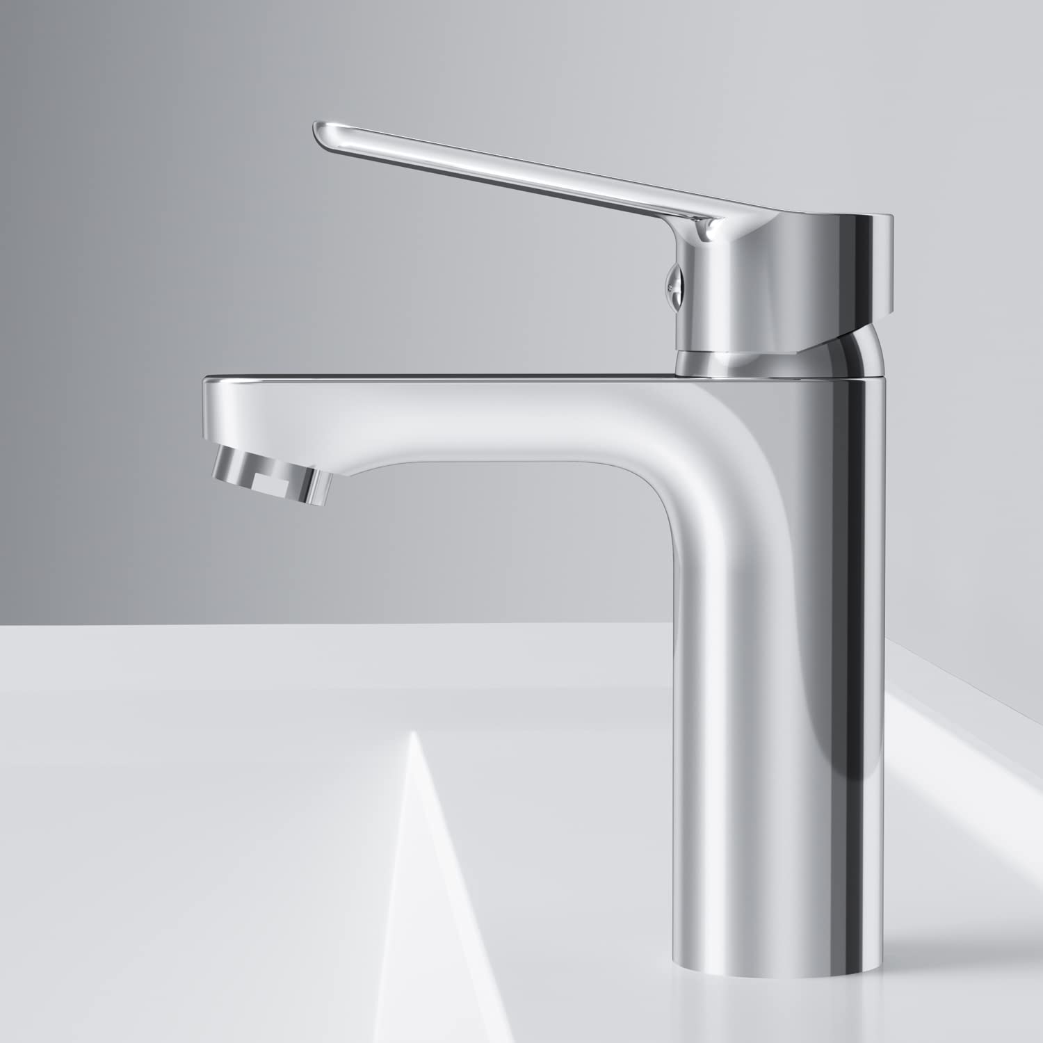 AM.PM Hit FTA82200 Single Lever Basin Faucet, Scratch-Resistant Faucet, Sink Faucet, Easy to Install, Easy to Clean - Image 2