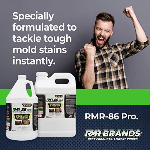 Rmr-86 Pro Instant Mold Stain & Mildew Stain Remover - Contractor Grade Cleaning Solution, Professional Quality Formula, Odor Removal, 1 Gallon #TOP6