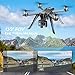 Potensic T25 Drone with 2K Camera for Adults, RC FPV GPS Drone with WiFi Live Video, Auto Return Home, Altitude Hold, Follow Me, Custom Flight Path, 2 Drone Batteries Black