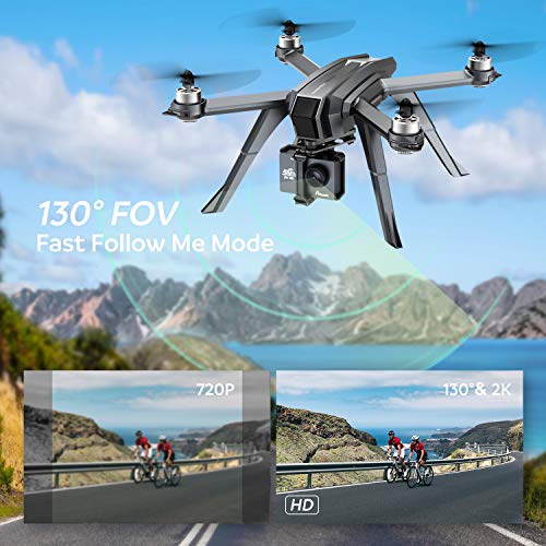 Potensic D85 FPV GPS Drone with 2K HD Camera Live Video, 5G WiFi RC Quadcopter Brushless Follow Me - Thumbnail 2