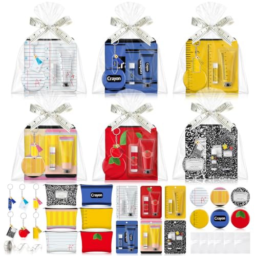 Regalos de agradecimiento para profesores Dansydaisy con bálsamo y crema de manos, 6 sets