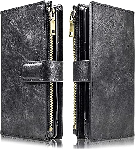 Coque iPhone 14 Plus portefeuille aimanté 2 en 1 durable
