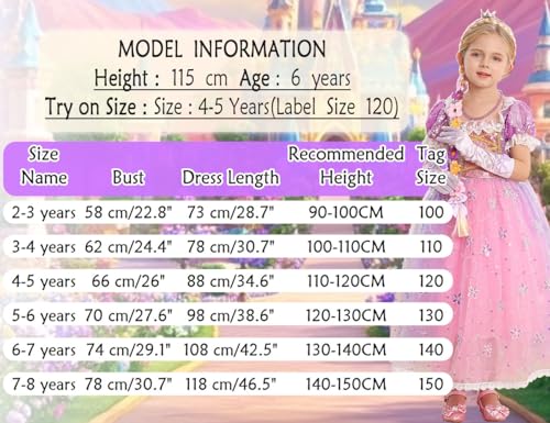 Disfraz princesa morado para niñas pequeñas miniatura 6