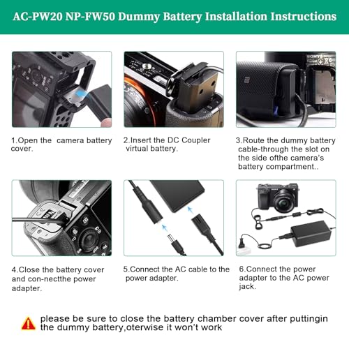 Adaptador de alimentación CA NP-FW50 para cámaras Sony - Fernando Cortés
