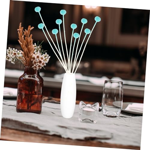 Garneck 10pcs Craspedia Dried Flower Decorations miniatura 2