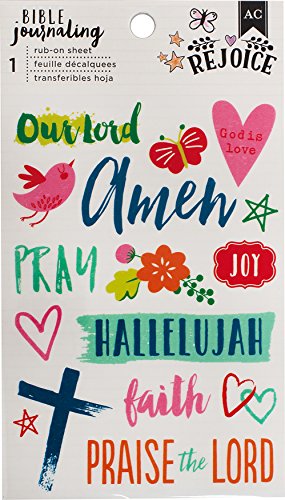 American Crafts Hallelujah Rub Bible Journaling