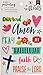 American Crafts Hallelujah Rub-on Bible Journaling