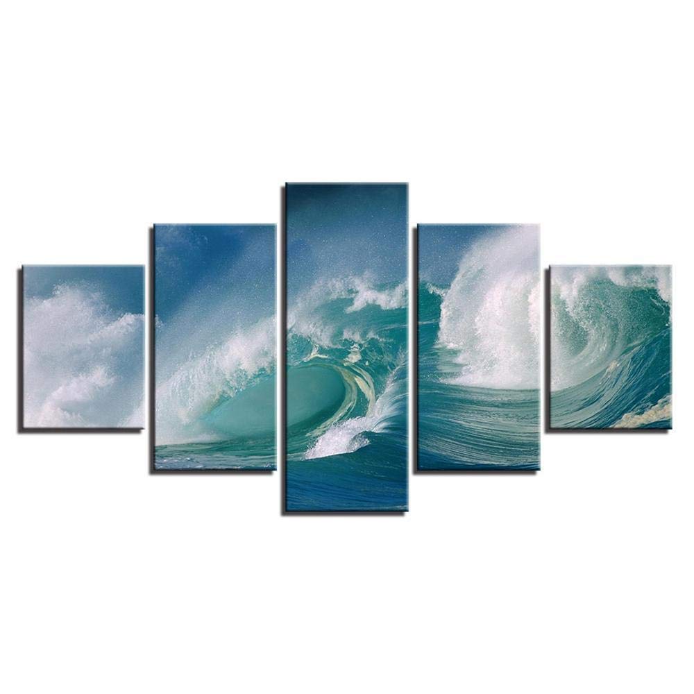 Toile murale rouge surf HD art pour raviver un mur blanc