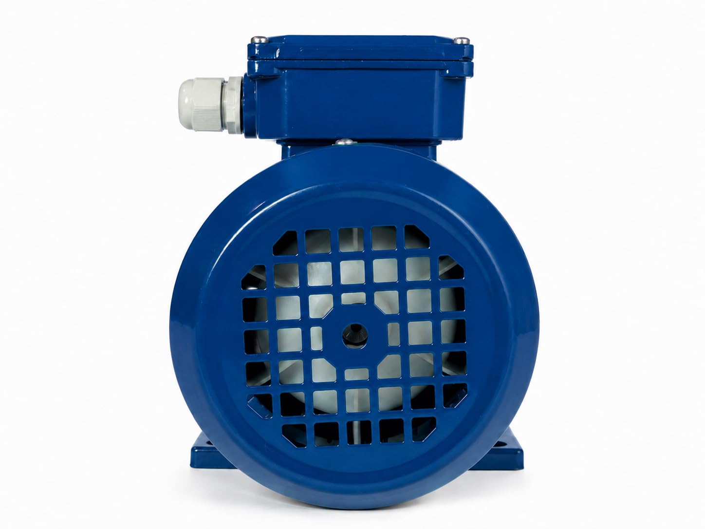 Drehstrommotor 0,37 kW 1400 U/min 230/400V, Elektromotor Bauform 71 IMB3, Asynchronmotor IP55, Elektromotoren robuste Dreiphasen für Kompressor und Pumpe, Professional Motor 4-polig Welle 14mm