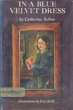 Hardcover In a Blue Velvet Dress Book