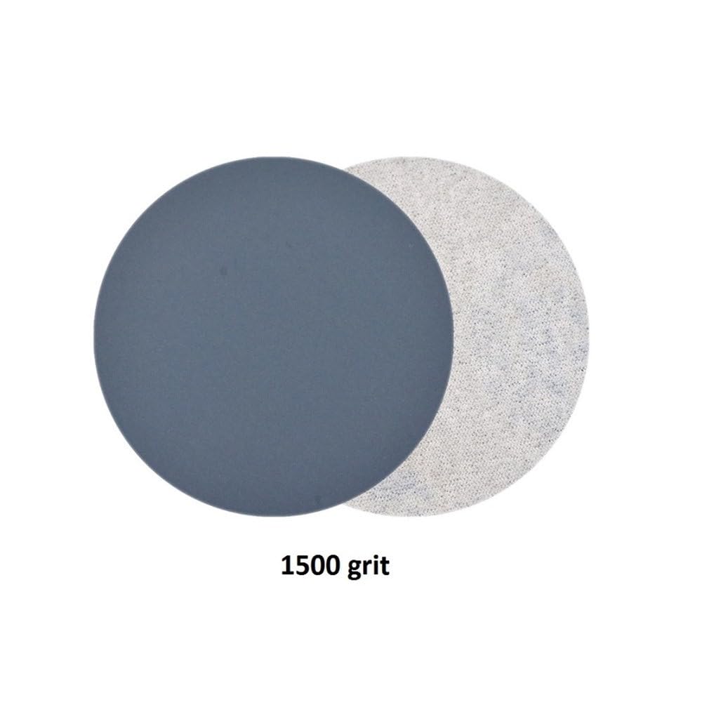 Lot de 30 disques abrasifs Auto-agrippants de 7,6 cm, Grains 320, 400, 600, 800, 1 000 et 1 500, pour meulage à Sec et Humide, 3 Pouces