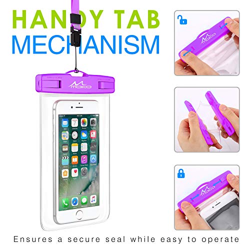 Moko Waterproof Phone Pouch 3Pack, Underwater Phone Case Dry Bag With Lanyard Compatible With Iphone 14 13 12 11 Pro Max X/Xr/Xs Max/Se 3, Galaxy S21/S10/S9, Note 10/9/8 #TOP7