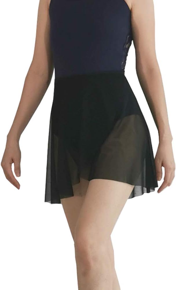 Sheer Wrap Ballet Skirt for Women and Kids Skate Over Scarf Dancewear