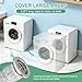 Hahoray Magnetic Dryer Vent Connector Kit Airtight Seal Magnetic Dryer Vent Coupling Easy to Clean Lint Quick Connect for 4“ Including a 3.3ft Save 4-6in of Space