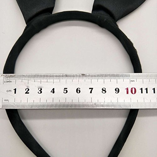 Bunny Ears Hoofdband, Pasen Zoete Sexy Konijn Oor Haarband Voor Party Cosplay Kostuum Accessoire (Zwart) - Image 5