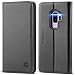 Produktbild SHIELDON Galaxy S9+ Plus Hülle, Klappbare Handyhülle, Echtleder Wallet Case, Lifetime Garantie, TPU Schutzhülle Lederhülle Stand mit 3 Kartenfächern Kompatibel für Galaxy S9 Plus (6,2) 2018, Schwarz