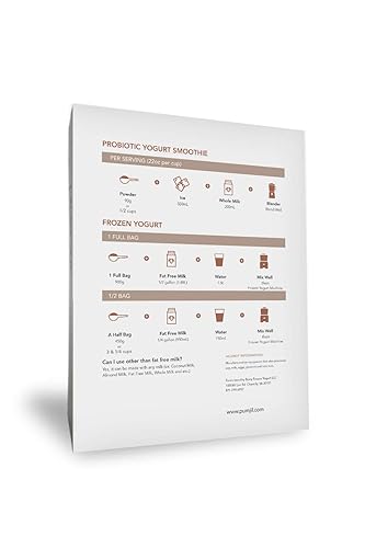 Miniatura 6 de Pumjil Mezcla de helado mezcla de helado suave probiótico ideal para yogur congelado y batidos 55 porciones por caja mezcla de porción suave porción