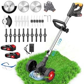 週末セール❣️草刈機 充電式 電動 コードレス 軽量 伸縮可能 草刈り機 4 ファミラ 最新型充電式コードレス4WAY草刈り機 24点セット 予備