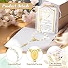 iZoeL 12 Rosary Set with Gifts Cards First Holy Communion Gifts for Guests – Gift for Easter, Communion, Christenings, Baptism, Wedding, Prayer Confirmation & Church Events Baby Shower Christian #3