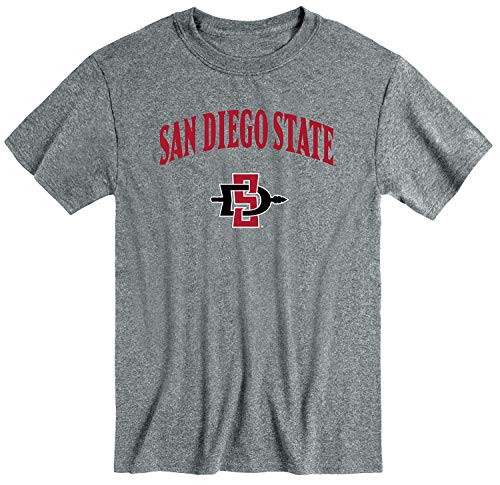 Barnesmith San Diego State University Aztecs Short-Sleeve T-Shirt Heritage Charcoal Heather Small