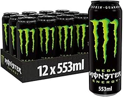 Monster Energy Mega mit klassischem Monster Geschmack - für mehr Energie mit extra viel Inhalt, Energy Drink Palette,...