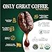 The Bean Organic Coffee Company 50/50 (Half Caff) French Roast, 50% Decaf, Dark Roast, Ground Coffee, 16-Ounce Bag, Café Molido Tostado Orgánico descafeinado