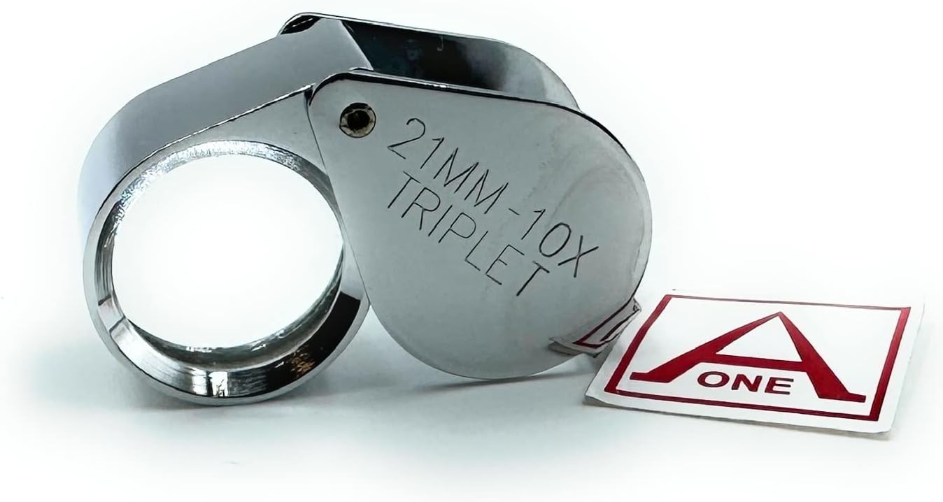 Lente D'Ingrandimento Carson TriView - 5x/10x/15x, Pieghevole, Con Custodia, Per Collezionisti E Lavori Di Precisione - Foto 14