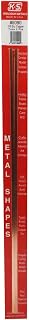 K&S 5090 Square Copper Tube, 1/8" OD x 0.014" Wall x 12" Long, 2 Pieces, Made in The USA