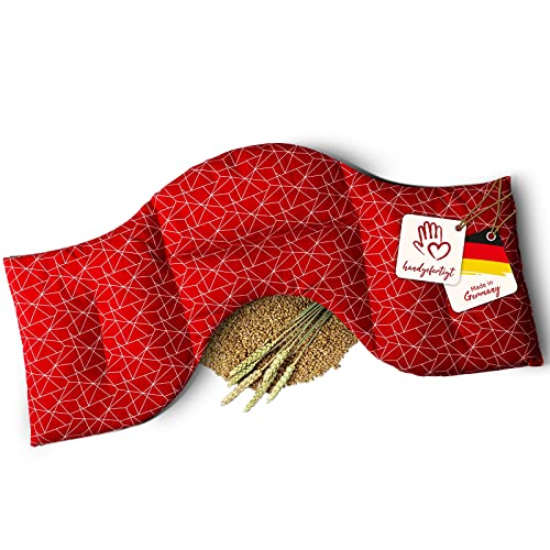 Coussin chauffant épaules nuque en coton OEKO-TEX fabriqué à la main en Allemagne