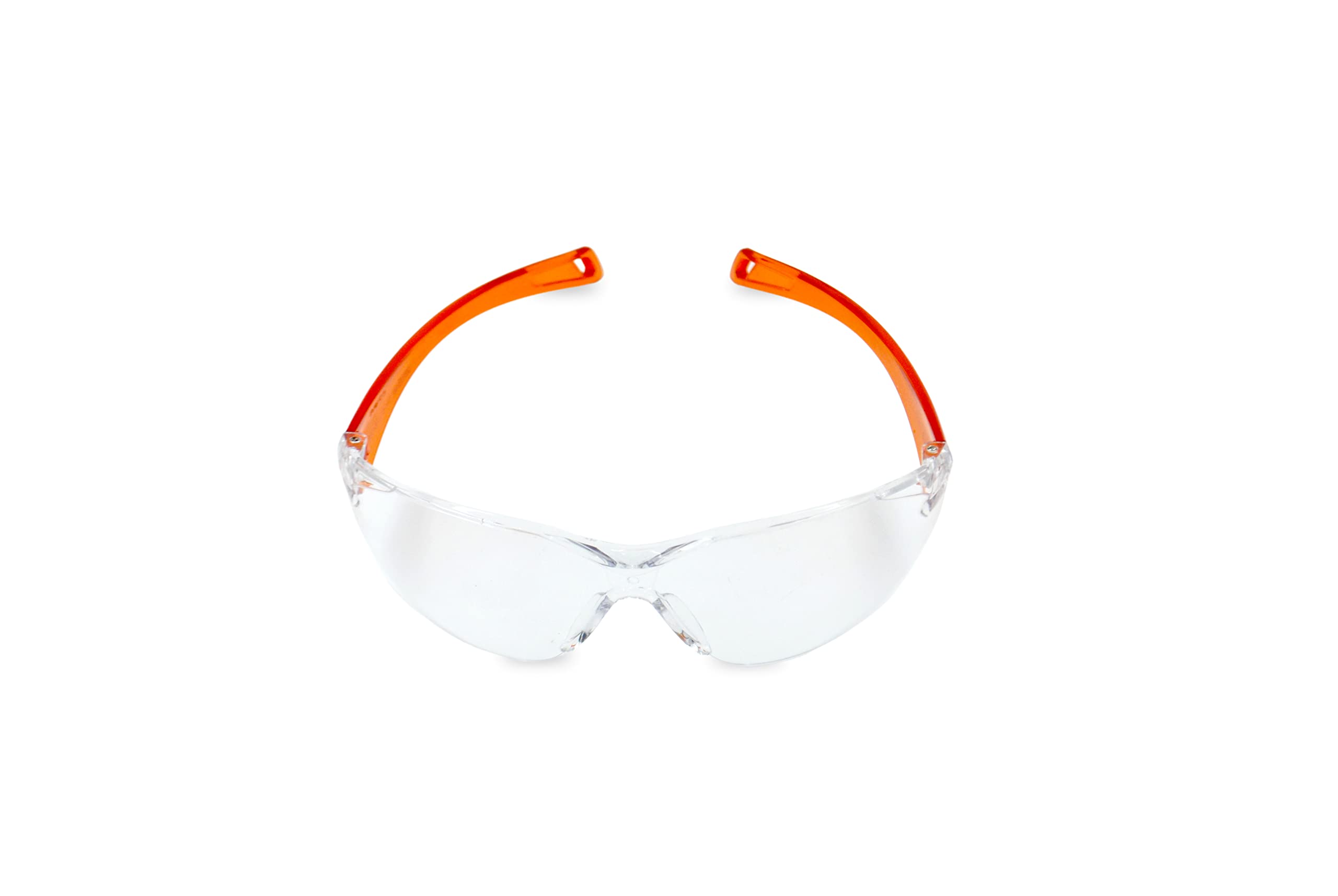 SAVIOUR PERFORMING PPE Safety Eyewear, Adjustable Arms, Clear Protective Polycarbonate Glasses for Work [Clear]