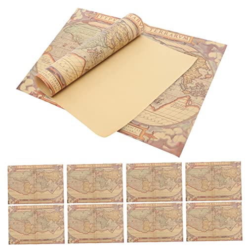Fournitures recyclées pour projets DIY et papier d'emballage floral vintage jojofuny de 20 feuilles