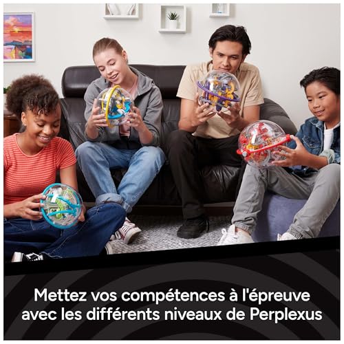 Perplexus - Perplexus Epic - Labyrinthe Parcours 3D Epic Avec 125 Défis - Labyrinthe 3D - Jeu d'Action et Réflexe - Casse tete enfant - Vertus Pédagogiques- Jouet Enfant 10 Ans et +