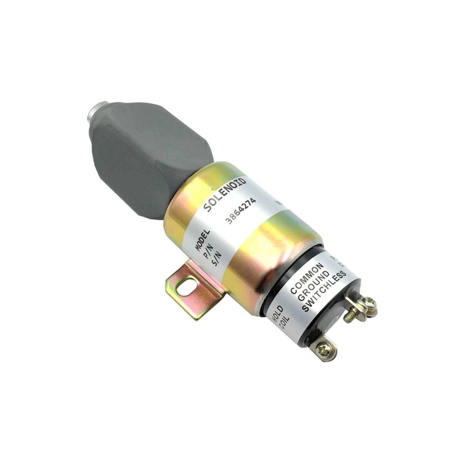 solénoïdes Solénoïde d'arrêt de Carburant for Moteur Diesel, Compatible avec 3864274,1751-2467UIBIS5A, SA-3766T, 1700-2536, SA-3933-24 (Color : 12V)