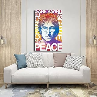 Poster John Lennon (13) sur toile pour décoration de chambre à coucher, paysage sportif, bureau, chambre, cadeau, 20 x 30 cm – Image 5
