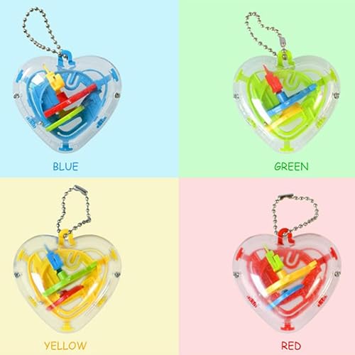 Miniatura 4 de ibasenice 4 unids regalo de cumpleaños niños esfera laberinto juguetes 3D interactivo laberinto juego rompecabezas juguete laberinto bola teaser