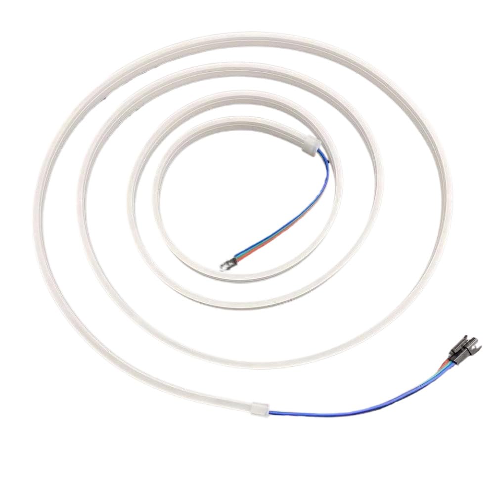 Tira de píxeles LED 04 mm x 10 mm Tipo neón 120 LED M 40 píxeles M DC12V WS2811 Tubo de neón de silicona esmerilado impermeable