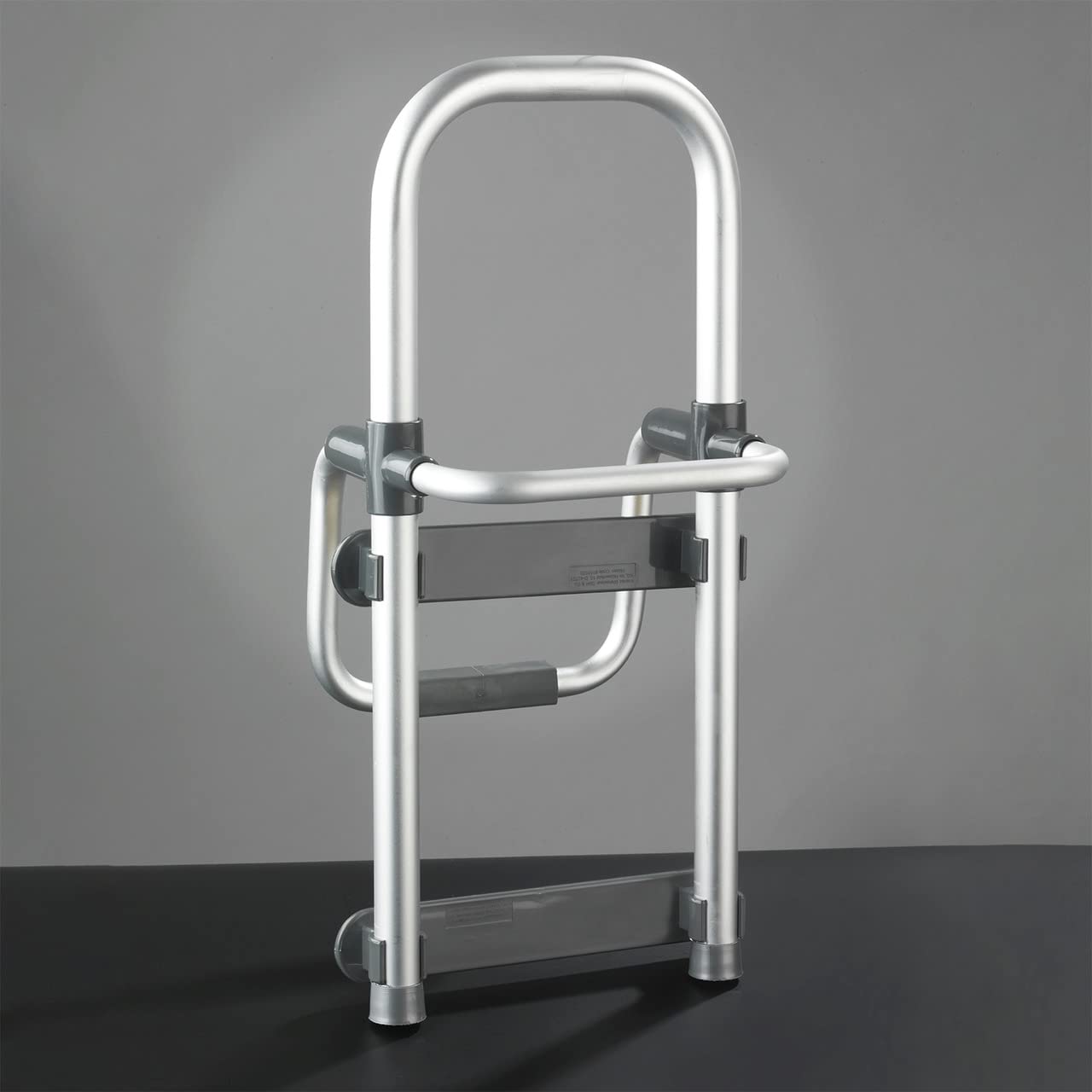 Wenko 81101500, Maniglia di aiuto per entrare nella vasca da bagno Secura, regolabile, carico max. 120 kg, 24,5 x 52,5 x 23 cm, Argento (Silber)