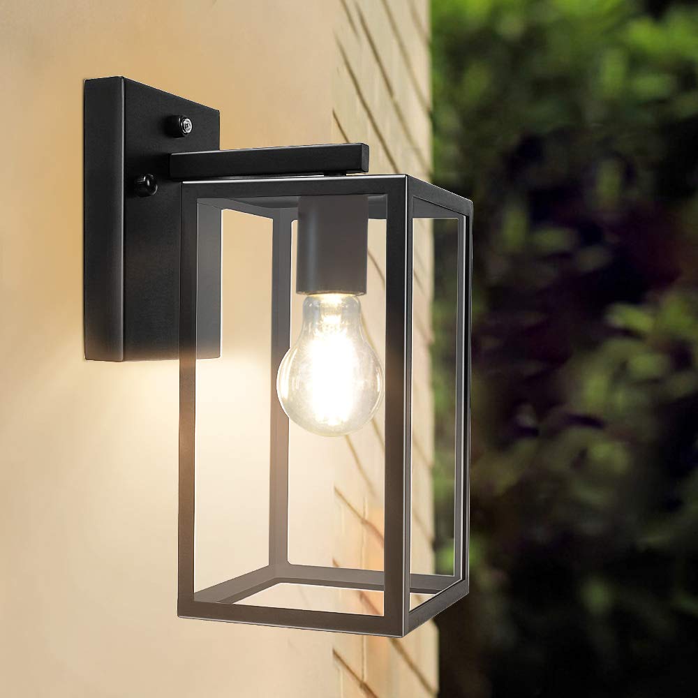 Buy Depuley AutoSensing Dusk to Dawn Outdoor Wall Light, Classic Black