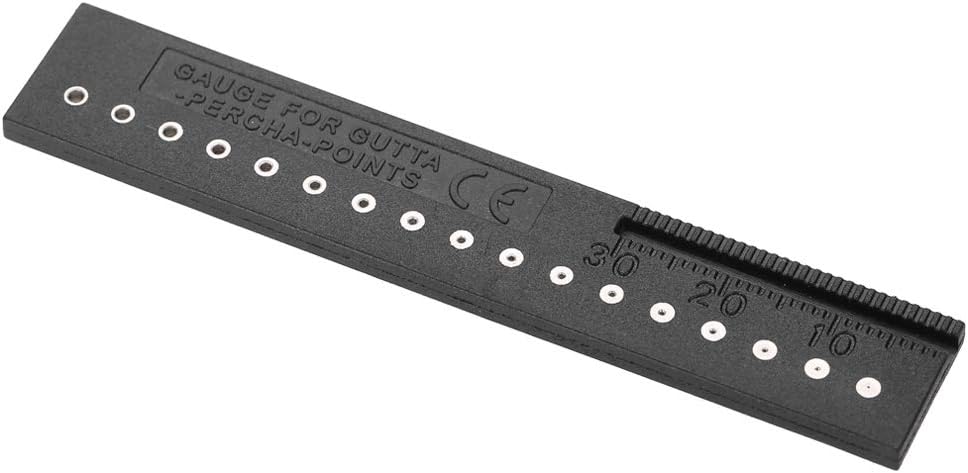 Dental Measuring Block, Dentist Instrument Ruler Tooth Root Test Board Dental Block Files Measuring Tools Dental Tools Instruments, Endodontic Ruler Measuring Tool For Tooth