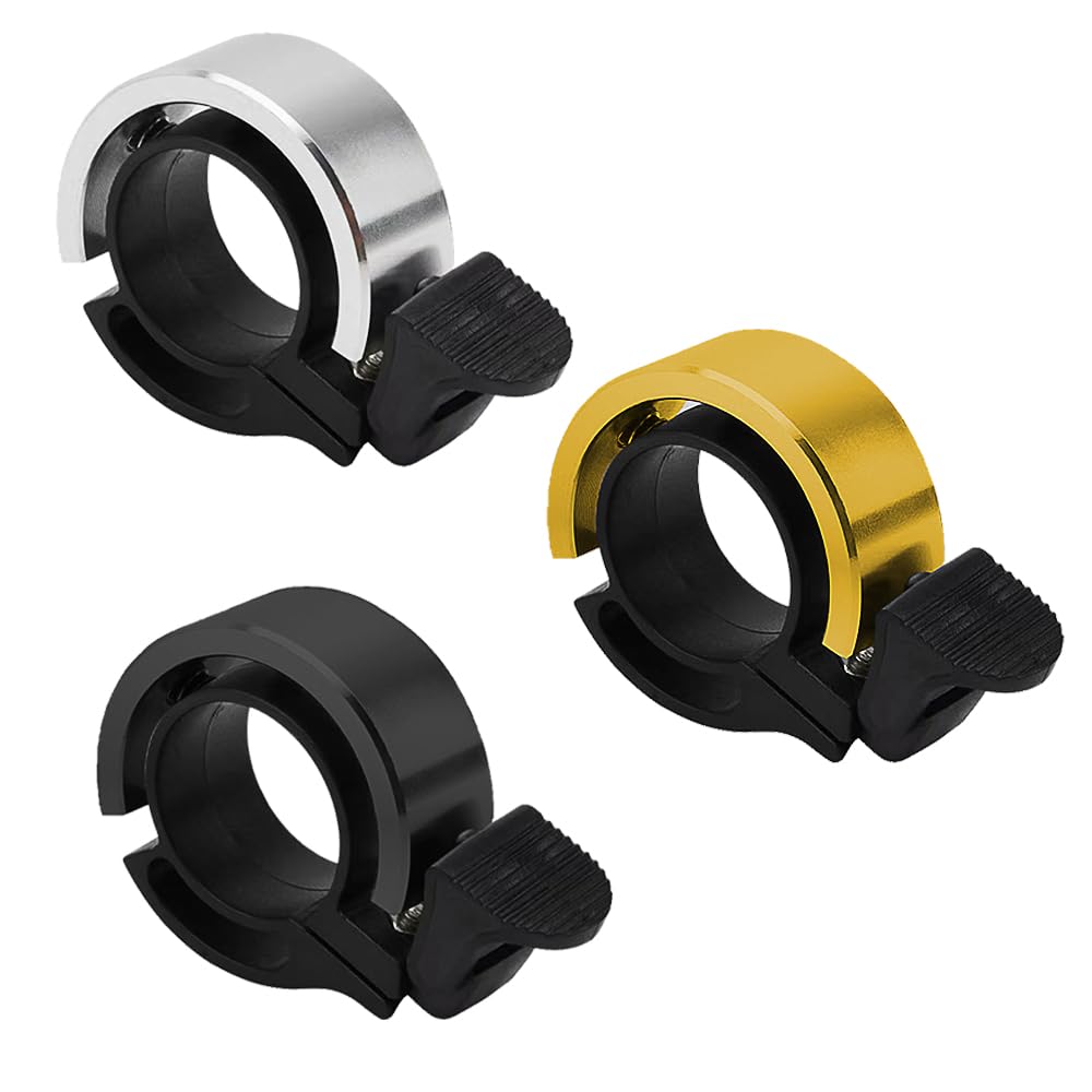 Bicycle Bell, Aluminum Bicycle Bell, Bicycle Bell for Children Adults Horn for Road Bike, for 22.2mm-24mm Mountain Bikes