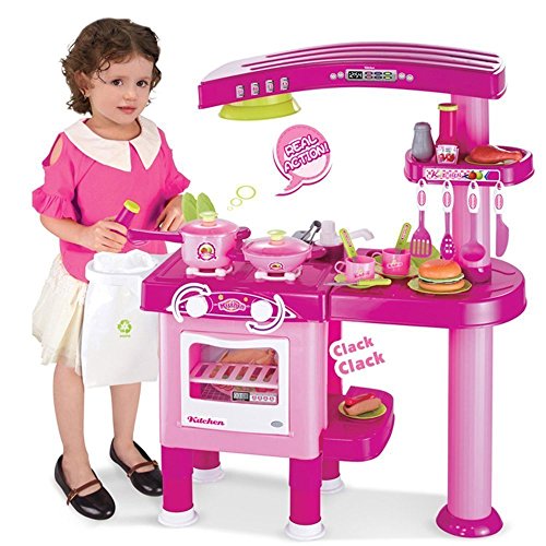 Inside Out Toys KA-QMOM-Q9HC - Cocina de juguete para niños, color rosa , color/modelo surtido