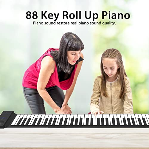 Ziurmut Clavier de Piano Pliable – Piano électronique Pliable 88 Touches | Clavier Pliable de Piano numérique de qualité sonore Unique avec pédale de Sustain, câble USB - Les Beatles, Paul McCartney, John Lennon, RIngo Starr, George Harrison Ziurmut Clavier de Piano Pliable - Piano électronique Pliable 88 Touches | Clavier Pliable de Piano numérique de qualité sonore Unique avec pédale de Sustain, câble USB – Image 6