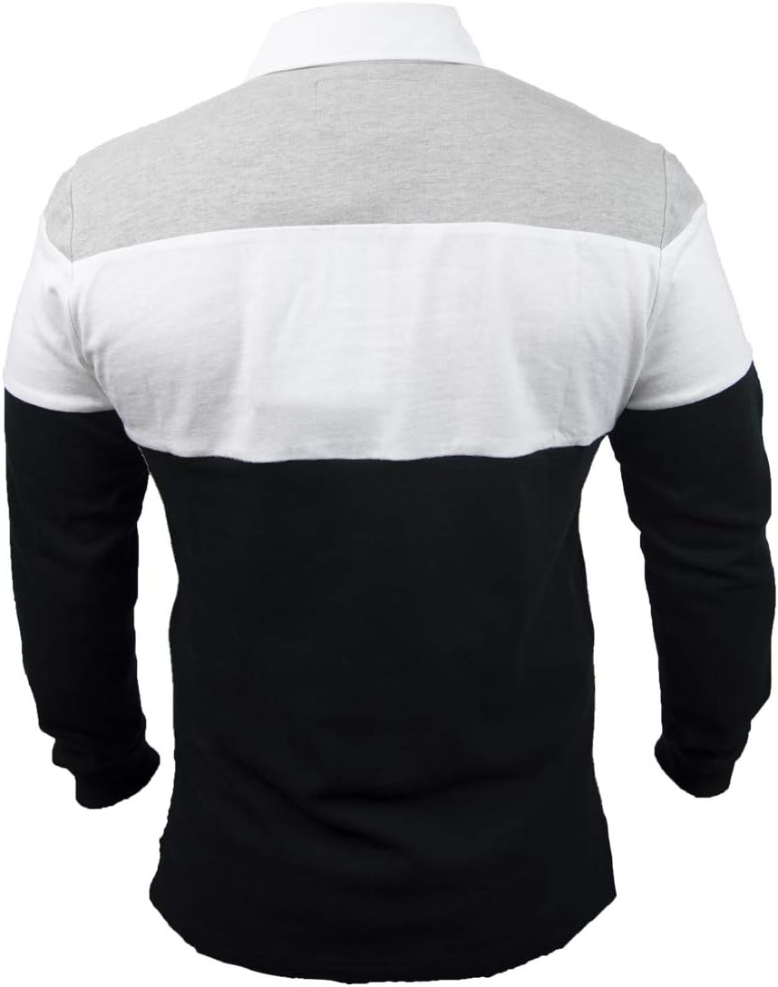 Guinness Long Sleeve Irish Rugby Jersey for Men | Mens Polo Style Rugby Shirt Jerseys - Image 2