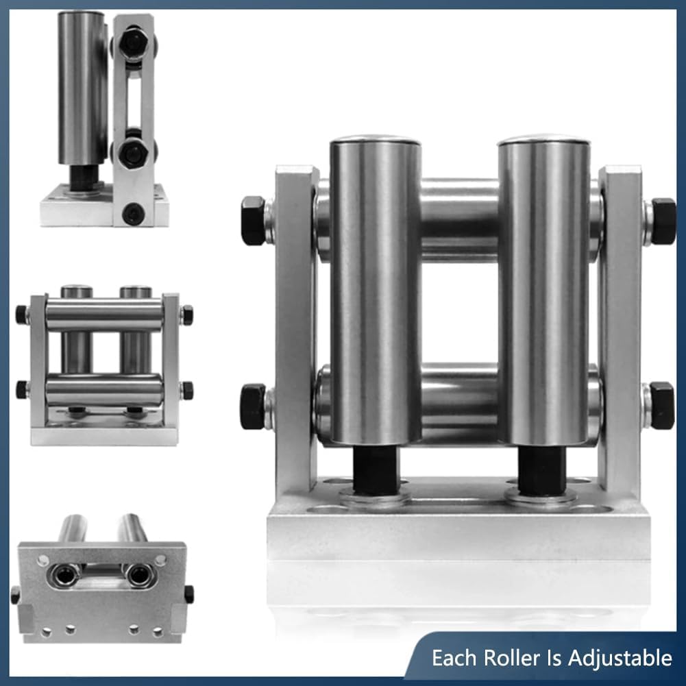 Seilführungsrolle mit 4 Rollen für Drahtseile, 2:1-Rollensystem, Silber, QP30 (QP20)