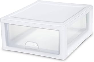 23018006 16 Quart Stacking Drawer, Clear (Pack of 1)