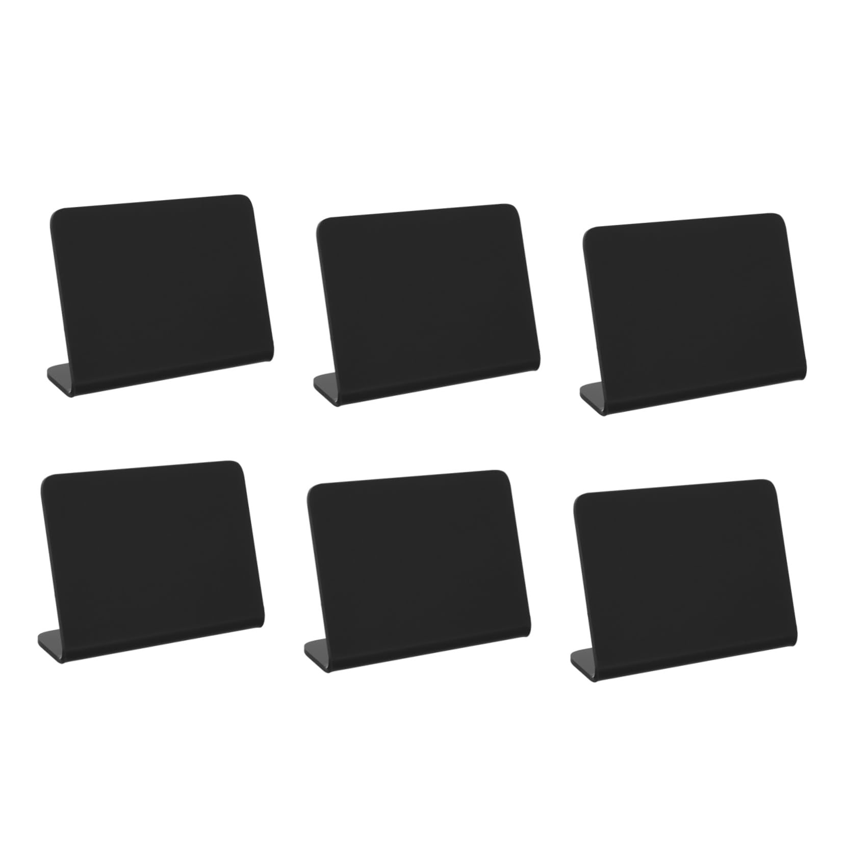 MAGICLULU 6 Set Lavagna Acrilica Piccola Per Matrimonio Lavagna Per Messaggi Mini Lavagne Clip Per Cartello Decorazione Da Tavolo Etichette Per Mini 6 pezzi*6