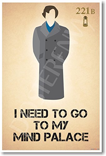 Sherlock Holmes - Mind Palace - New Humor Poster