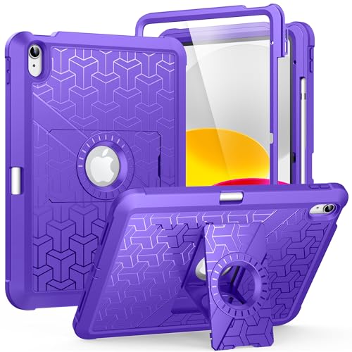 Coque iPad 10e génération avec béquille idéale pour le travail et la maison