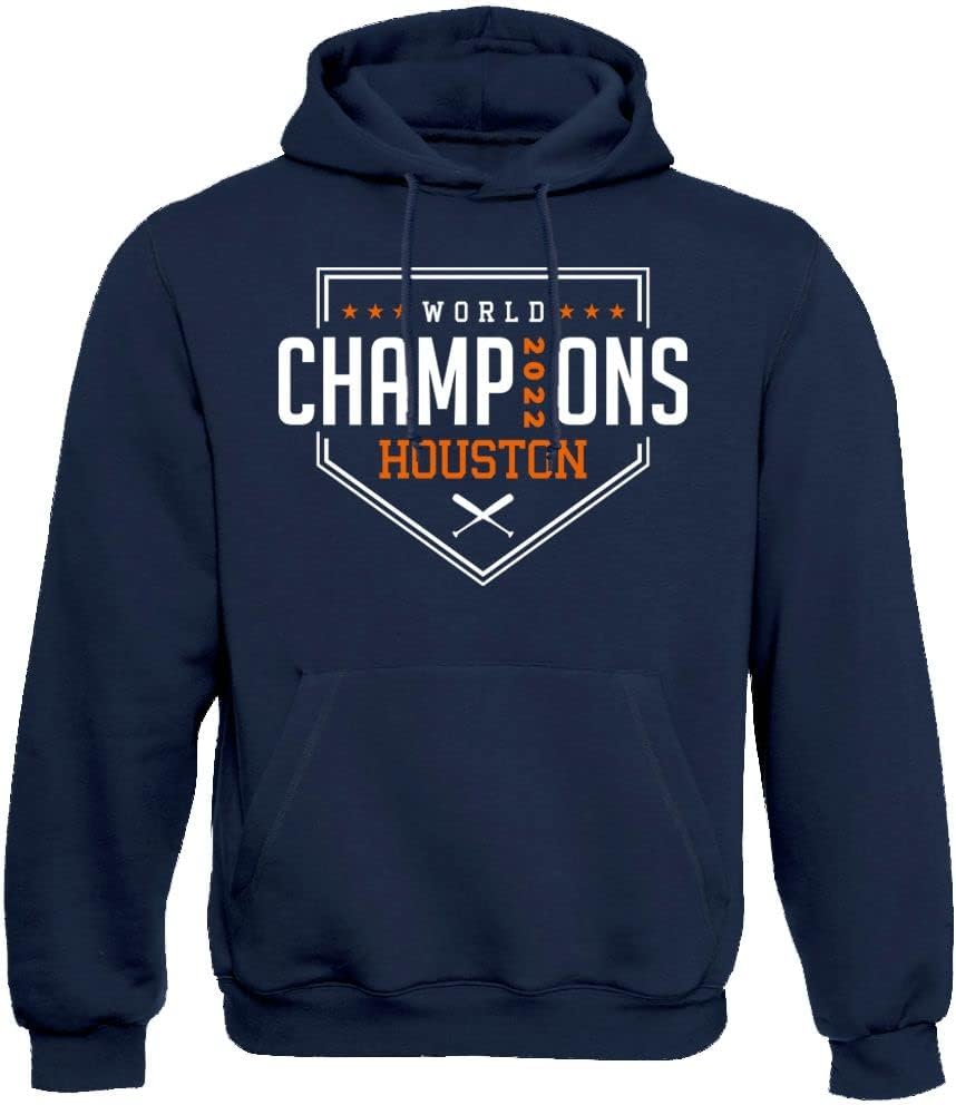 2022 World Champions Men's Hoodie Sweatshirt for Baseball Fans